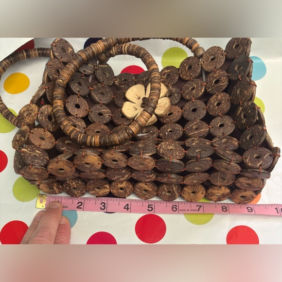 Coconut Shell purse NWOT - Picture 8 of 12